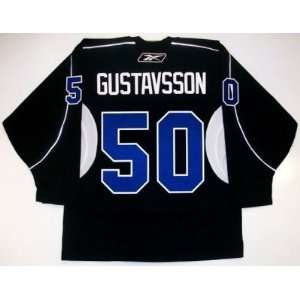  Jonas Gustavsson Toronto Maple Leafs Black Rbk Jersey 