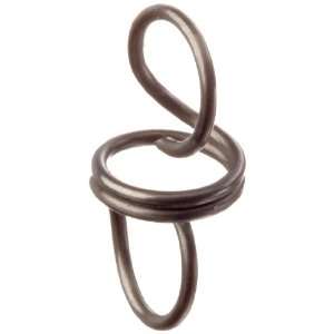 Music Wire Extension Spring, Steel, Inch, 0.24 OD, 0.026 Wire Size 