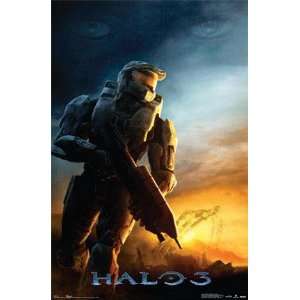  Halo 3 Halo3 Xbox 360 Game Logo & Dawn 2 Poster Set