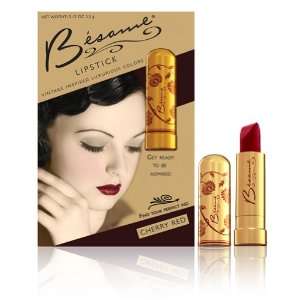 Besame Cosmetics Vintage Inspired Luxurious Colors Lipstick Cherry Red