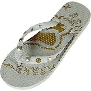  Fox Racing Womens Boombastic Flip Flops   10/Light Grey 