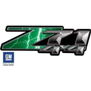  Chevy Z71 4x4 Lightning Green Truck & SUV Decals 