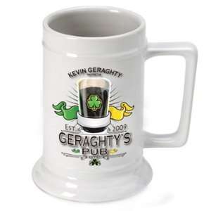  Personalized 16 oz. Beer Steins (Multiple Images) Kitchen 