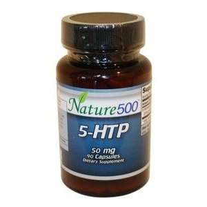 Nature500 5 HTP 50 mg Antidepressant, Reduce Anxiety, Migraine Pain 