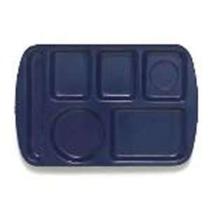  Food Service Rectangular Compartment Lunch Tray, 6 
