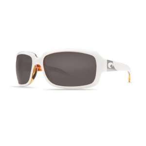  Costa DelMar Isabela White and Tortoise Frame/ Dark Gray 