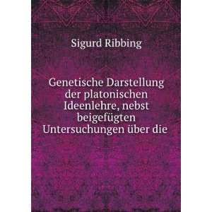   beigefÃ¼gten Untersuchungen Ã¼ber die . Sigurd Ribbing Books
