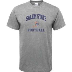  Salem State Vikings Sport Grey Varsity Washed Football 