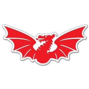  Scarlets RUGBY sticker decal 6 x 3 