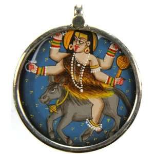  Shri Bhairava Pendant   Sterling Silver 