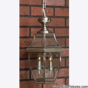 Quoizel Lighting NY1178P Two Light Pewter Outdoor Foyer Hall Fixture 