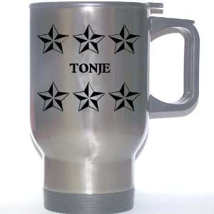  Personal Name Gift   TONJE Stainless Steel Mug (black 