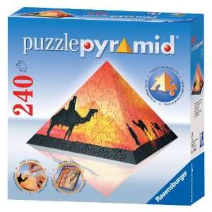   Sunset In The Desert   240 Pieces Puzzlepyramid Toys & Games