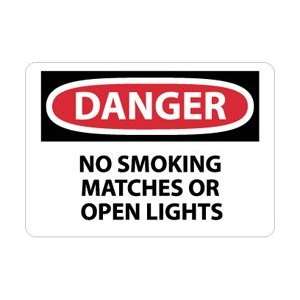 D457P   Danger, No Smoking Matches or Open Lights, 7 X 10, Pressure 
