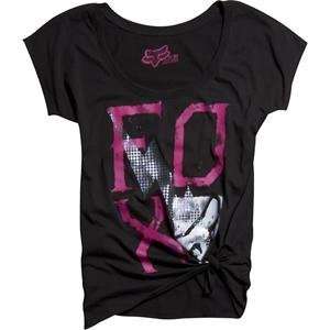 Fox Racing Womens Party Girl Knotted T Shirt   X Large 