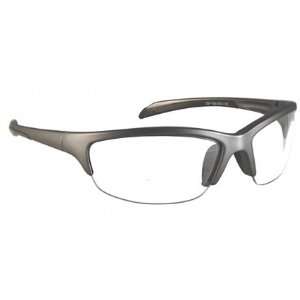   with Spring Hinges   Semi Rimless Wrap Frame   Fits Small to Medium