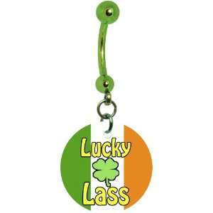  Irish Lucky Lass Belly Ring Jewelry