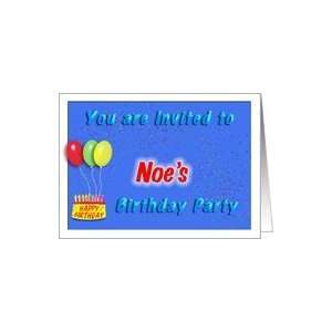  Noes Birthday, Invitation to the Party Card Toys & Games