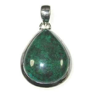  Chrysocolla Teardrop Pendant