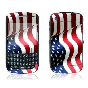  Old Glory   Blackberry Curve 8520 Cell Phones 