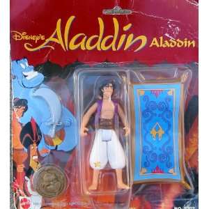   Aladdin Figure with Sword, Flying Carpet and Genie Coin Toys & Games