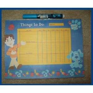  Blues Clues Magnetic Chore Chart with Mini Stamper 
