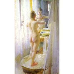  8 x 6 Mounted Print Zorn Anders Le Tub