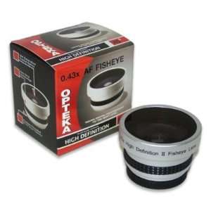  Opteka 0.43x HD² Full Fisheye Lens for Canon ZR100, ZR200 