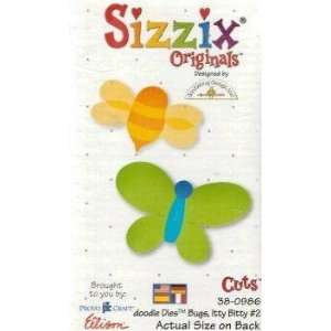    Itty Bitty Bugs #2 Sizzix Die 38 0986 Arts, Crafts & Sewing