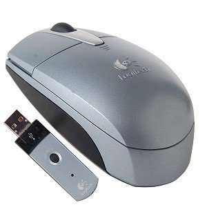  Logitech V200 3 Button Wireless Optical Scroll Mouse w 