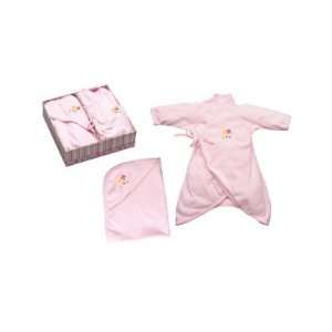  Iplay Girl Layette Gift Set  Wrap Bodysuit and Receiving 