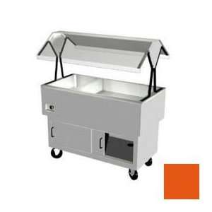   Combo Hot/Cold Portable Buffet, 2 Sections, 120v, 44 3/8L, Orange