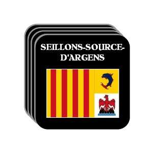    SOURCE DARGENS Set of 4 Mini Mousepad Coasters 