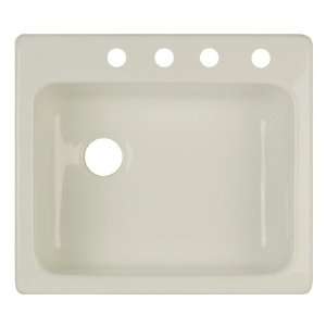   Single Basin Acrylic Topmount Kitchen Sink 10462