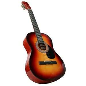  38 Sunburst Stain Acoustic Guitar 