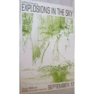  Explosions in the Sky Poster   D Concert Flyer
