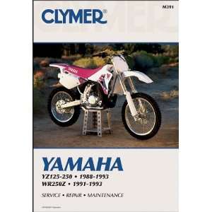  Yamaha YZ 125 250 WR250Z 88 93 Clymer Repair Manual 