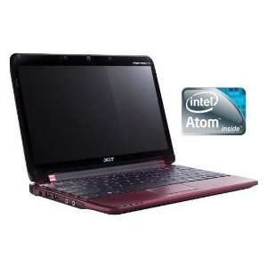  Acer Aspire One AO751h 1211 11.6 Inch Red Netbook 