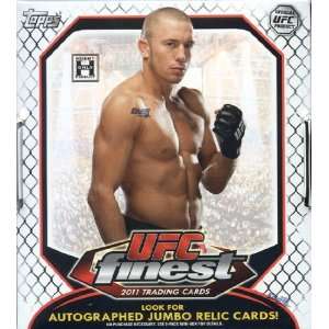  2011 Topps UFC Finest Hobby Box Sports Collectibles