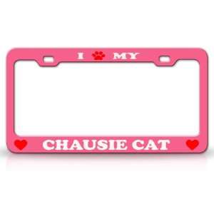  I PAW MY CHAUSIE Cat Pet Animal High Quality STEEL /METAL 