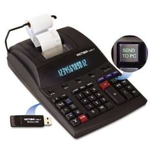  NEW 1280 7 Two Color Printing Calculator w/USB, 12 Digit 