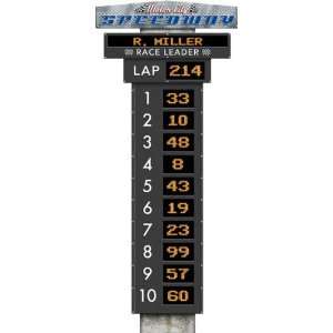  Auto Racing Scoreboard Peel and Stick Toys & Games