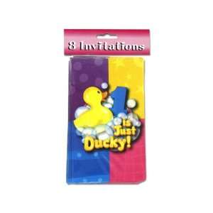  Bulk Pack of 144   1 Is Just Ducky Invitations (Each) By 