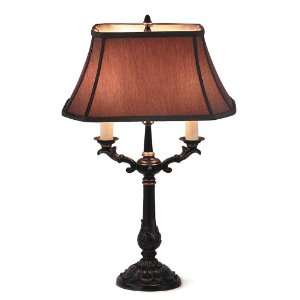  27 Sophisticated Dual Arm Candelabra Style Table Lamp 