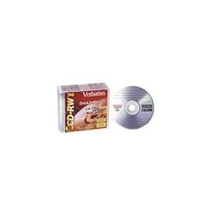  Verbatim CD RW 74Min 650MB 16X 24X (10 Pack) Electronics