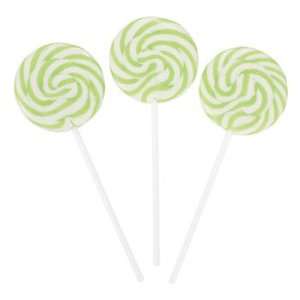 Swirl Pops   Light Green   Suckers & Pops