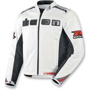   GSX R Leather Jacket , Gender Mens, Color White, Size XL 2810 1803