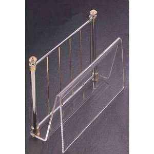   Nickel Southbeach Floor Magazine Rack from the Southbeach Collection