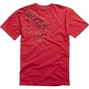  Fox Racing Fastbreak T Shirt   Medium/Red Automotive