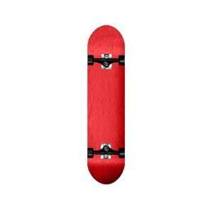 Blank Complete Skateboard RED 7.5 Skateboards Sports 